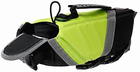 Amazon 犬用ライフジャケット 中型犬 大型犬 あごのせ 練習 救急服 高浮力 反射ライン ハンドル付き 救命胴衣 Xlサイズ グリーン Nikka 日華 レインコート ライフジャケット 通販