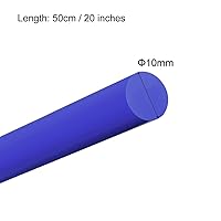 Vista 122 de uxcell 2pcs Plastic Round Rod 5/8 inch Dia 20 inch Length Green (POM) Polyoxymethylene Rods Engineering Plastic Round Bars(15mm)