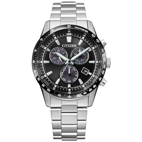 [CITIZEN] �r���v CITIZEN COLLECTION �N���m�O���t �����d�G�R�E�h���C�u 10�C���h�� �r�W�l�X �V���o�[/�u���b�N BL5614-59E �����Y