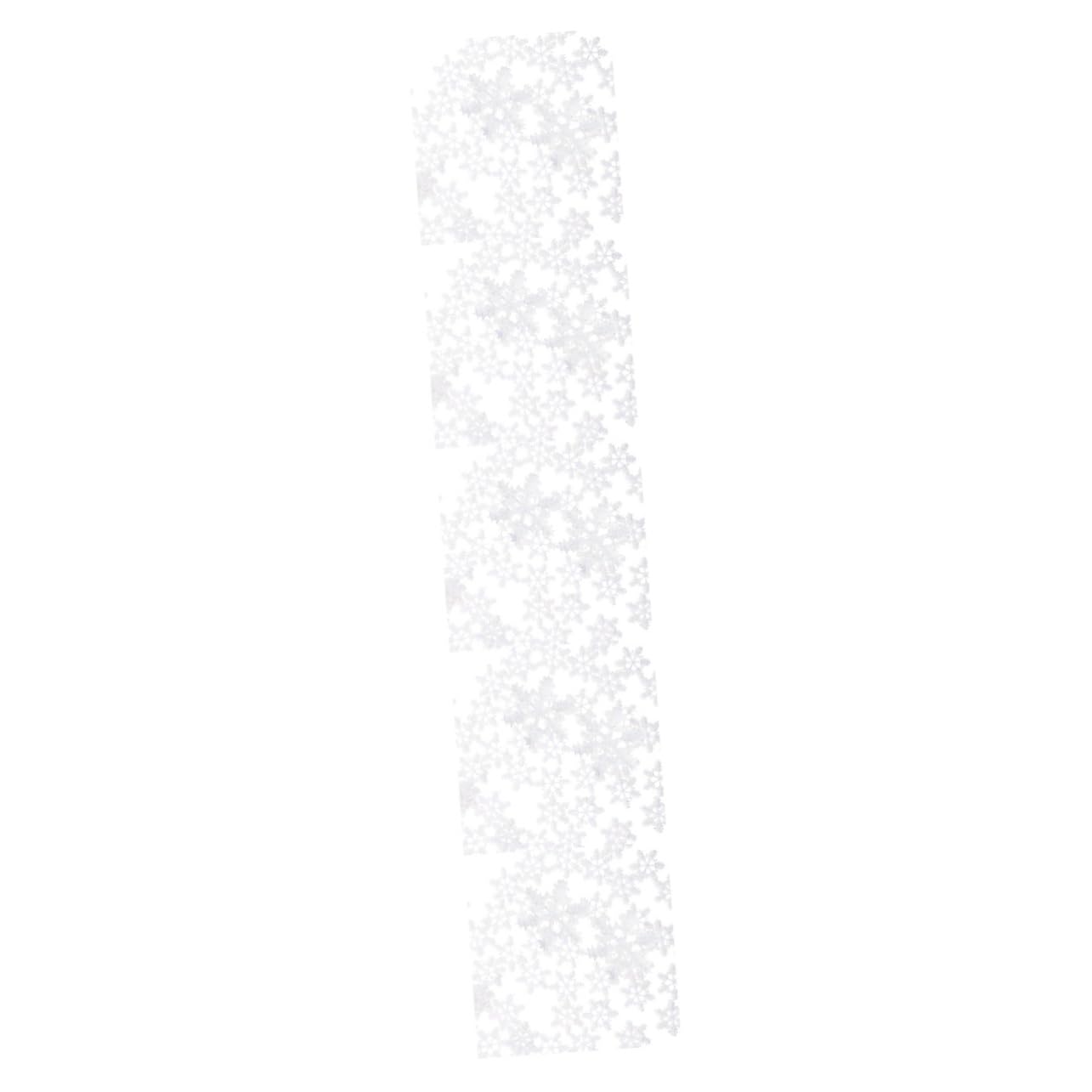 Tofficu 250pezzi Mini Decorazioni Natalizie Resina Forma di Fiocco per Paesaggi e Fai da Te per Decorazioni di Natale e Creazioni Artistiche
