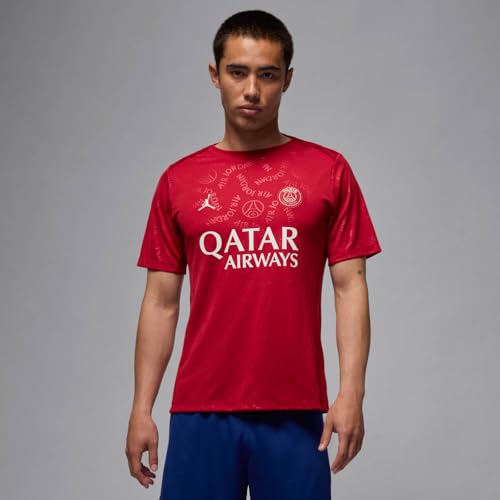 Maglia da Calcio Pre-Partita A Manica Corta Jordan Dri-Fit Paris Saint-Germain Academy PRO da Uomo - Quarta Wings Jrdn Jrdn HJ2987-659 2XL