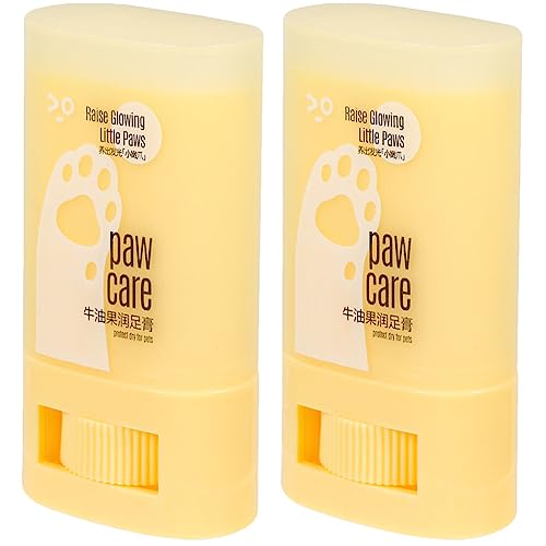 PATKAW Calmante 2 Uds Bálsamo Para Pata De Perro Crema Hidratante Para Pies De Gato Cachorro Chupete Para Pies Crema Para Lamer Protección Natural Al Aire Pata Mantequilla Pies Loción