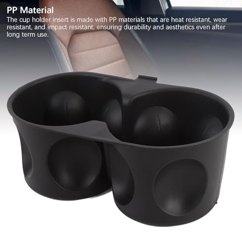 Insert de porte-gobelet résistant à la chaleur pour une console propre