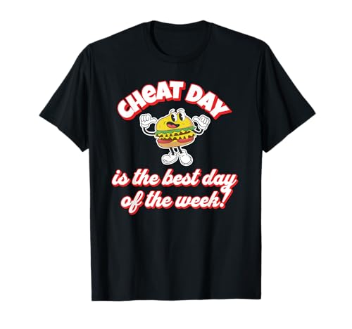 トレーニング チートデー Best Day Ever 面白い ワークアウト トレーニング ダイエット Tシャツのサムネイル