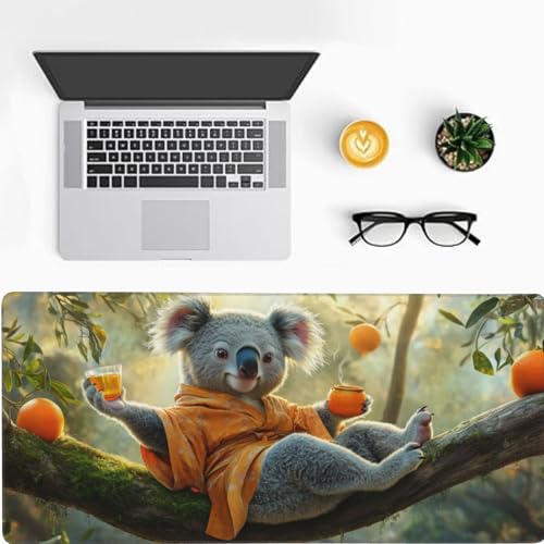 Tapis souris étendu en nanotextile durable et finitions haut de gamme pour bureau design