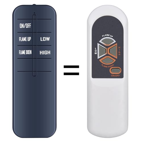 New Replacement Remote Control 30000032 Compatible with Heat Surge Electric Fireplace Real Flame Heater X3, W5, X5, X5A, X5B, X5C, X23A, M5, M6 (Except for The 2007 Models