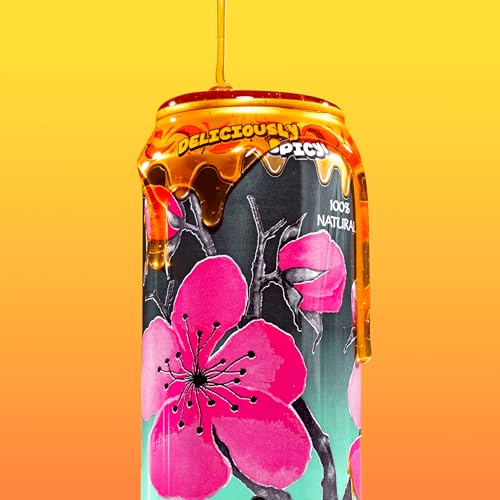 Image of AriZona Spicy Green Tea x Mikes Hot Honey - Big Can, 22 Fl Oz (12 Pack)