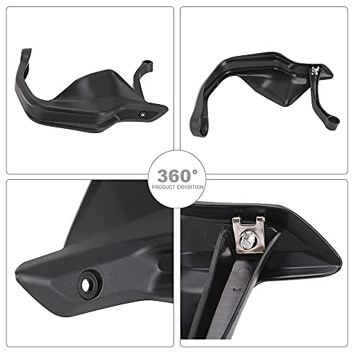 Anxin Motorrad Handschützer ABS Kunststoff Handschützer S1000XR F800GS R1200GS R1200GS LC 2013-2018 R1250GS/ADV 2018 2019 Schwarz
