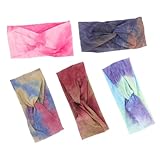 Homoyoyo 5stücke Knoten Stirnbänder Für Frauen Atmungsaktives Stirnband Mit Criss Cross Muster Dehnbares Stirnband Als Zubehör Für Sport Und Alltag