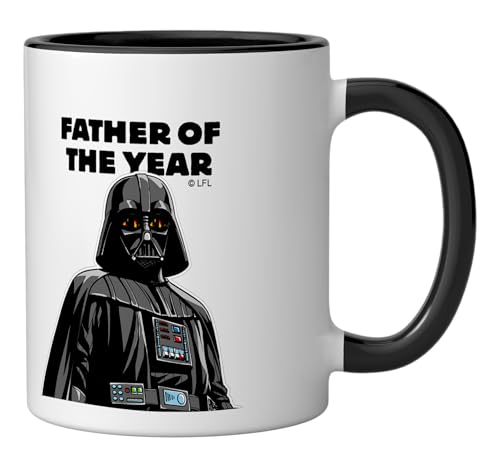 Taza cerámica Star Wars Darth Vader 11 oz negro/blanco miniatura 2