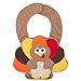 Baby Thanksgiving Bib and Sock Set – 2 Piece Turkey Outfit Accessory for Boys and Girls | Cute Holiday Feeding Bib with Matching Bootie Socks