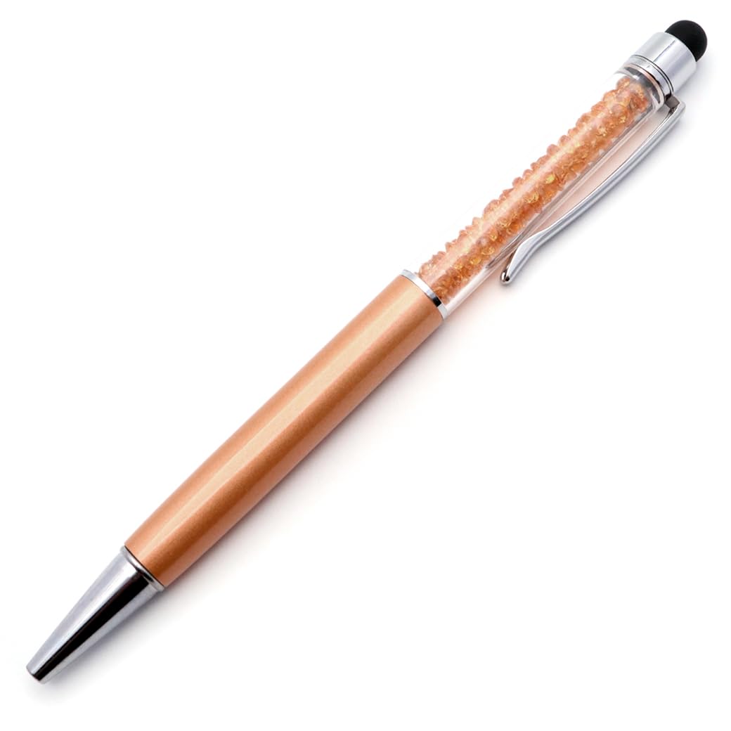 Amazon | [GOLD STONE] ボールペン キラキラ クリスタル入り 太さ1.0mm