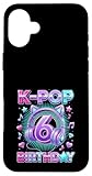 K-Pop 6th Birthday Girl 6 Year Old Korean Music Case for iPhone 16 Plus
