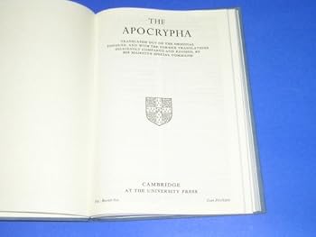 Hardcover The Apocrypha: Translated Out of the Original Tongues Book
