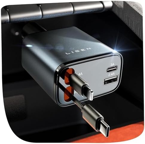 Retractable Car Charger, Gifts