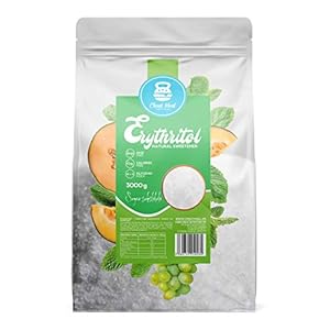 Cheat Meal Erythritol Pakket van 1 x 3000g – Calorievrije Suikervervanger – Keto – Thee en Koffie Zoetstof – Zoet Poeder…