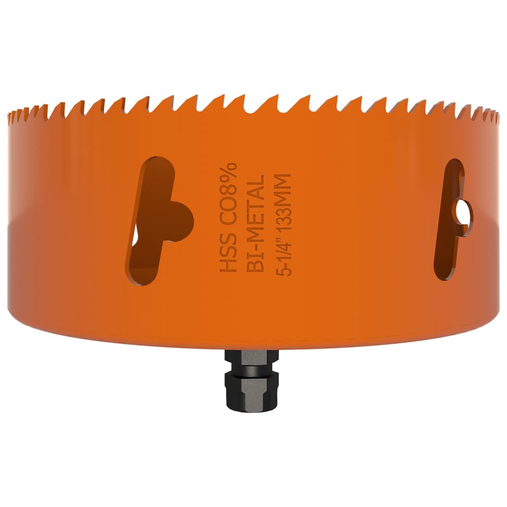 CMT Orange Tools 551-133X Scie Cloche pour Acier Aluminium BIM H=45 D=133 5-1/4in DR