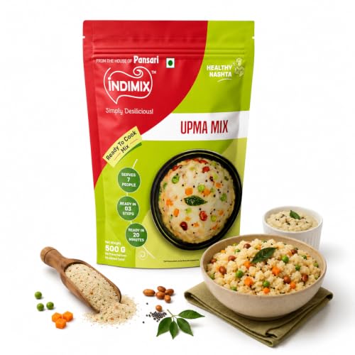 Image of INDIMIX Ready to Cook Upma Mix 500 g | From the house of Pansari