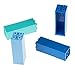 Strictly Briks Classic Stackable Baseplates, Building Bricks for Towers, Shelves, and More, 100% Compatible with All Major Brands, Shades of Blue, 4 Base Plates & 30 Stackers, 6x6 Inches