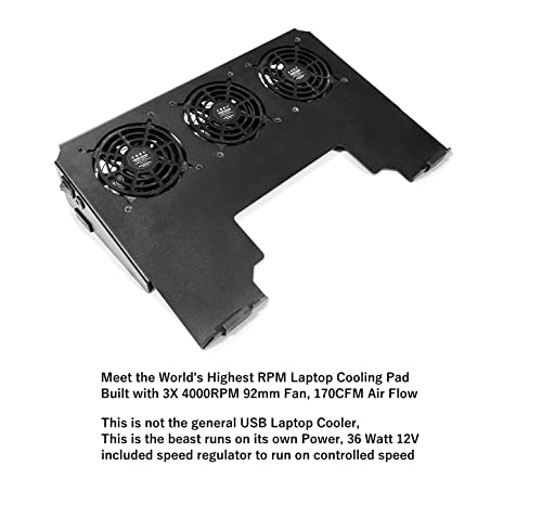 Image of FourDot Industrial High Speed Laptop Cooling Pad for Gaming Laptops (15.6 Inch Revision D)