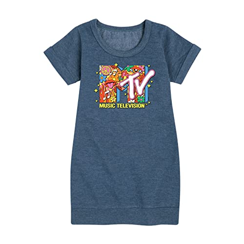 HYBRID APPAREL - MTV - Logo Retro Collage - Toddler & Youth Girls Fleece Dress