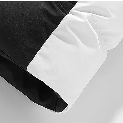 Men's Packable Stand Collar Puffer Vest Men's Running Vest Outerwear, Lightweight Windproof Sleeveless Jacket for Golf3