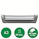 Leitz A3 Laminiergerät Office Pro, Für 80 bis 175 mic Laminierfolien, inkl. Laminierfolien Starterkit, schnelles Laminieren, ideal für den Einsatz in Büro & Schule, Weiß/Silber, iLAM, 75180084