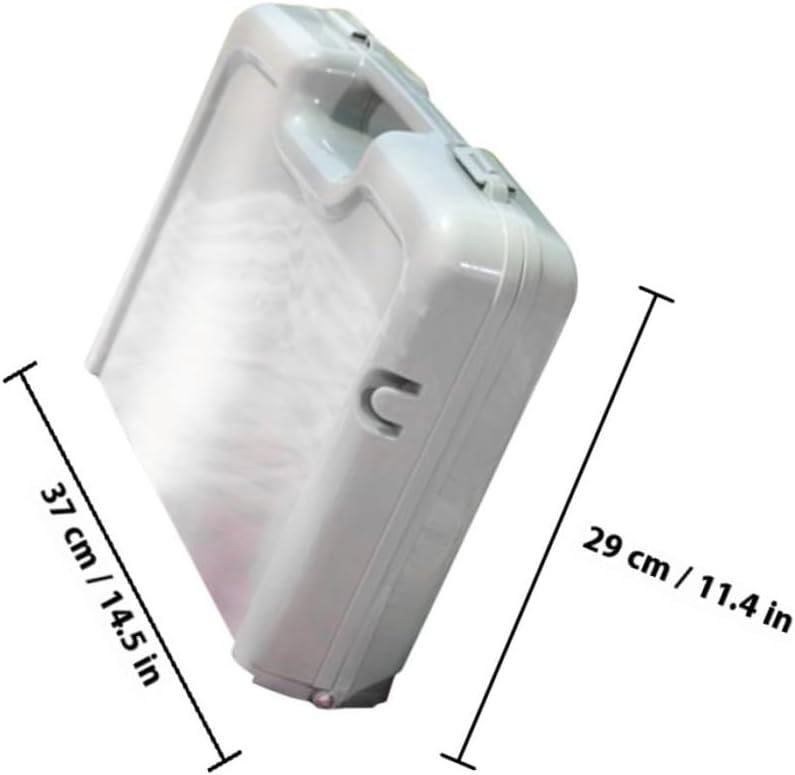 Milisten Outdoor Folding Table Lightweight Foldable Camping Table Portable Plastic Picnic Desk with Carry Handle for Beach Hiking BBQ and Outdoor Recreation