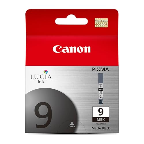 Image of Canon PGI-9 Genuine Matte Black Ink Tank, Compatible with Pro9500, and Pro9500 Mark II Printers