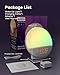 Sunrise Alarm Clock for Heavy Sleepers, Wake Up Light with Sunrise/Sunset Simulation, Dual Alarms & Natural Sounds, Snooze & Sleep Aid, FM Radio, 7 Colors Night Light for Bedroom, Ideal for Gift
