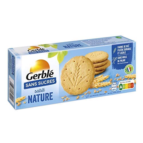 GERBLÉ Sablé Nature Sans Sucre 132G Lot De 3
