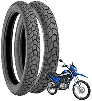 Par Pneu Technic Bros 125/150 / 160 90/90-19 + 110-90-17