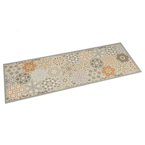 Tapis de cuisine antidérapant lavable velours durable pastel - 2
