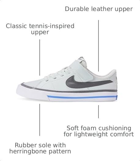 Image of Nike Unisex Kids' Court Legacy Shoes - Boys Girls Toddlers & Baby Sneakers