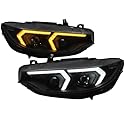 Voll LED Scheinwerfer Set in schwarz für BMW 4er F32/F33 2013-2017 mit LED-DRL & Blinkern
