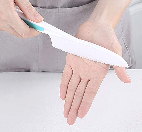 Plastic Kitchen Knife Penta Angel 3Pcs Nylon Safety Cooking Baking Knives For Cutting Fruit Lettuce Salad Vegetable Cake Bread(Mixed Color) #TOP6