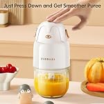 Baby Food Maker - Processor and Blender for Food, Fruit, Vegetable, Meat Puree - Make Fresh, Nutritious Meals for Your Little One (CA White)