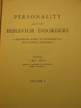Hardcover Personality and the Behavior Disorders, Volume 1 Book