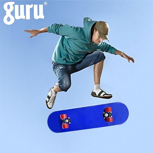 Image of GURU Skateboard, Wooden Non-Slip Skateboard for Kids, Adult, Casterboard /Skate Board /Hoverboard /Longboard for Beginners, Learners, Training Purpose for All Age Group