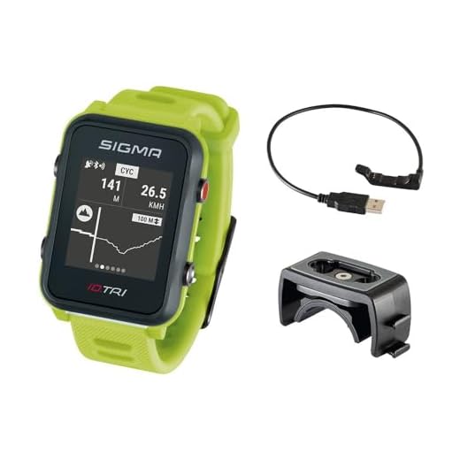 Sigma Sport ID.Tri Basic Reloj de triatlón GPS, Unisex-Adult, Neon Green