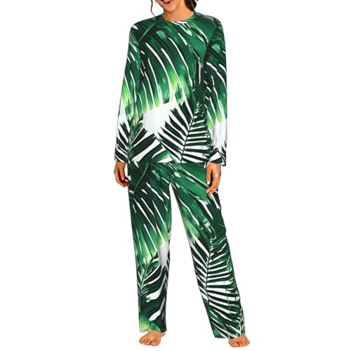 Pyjama feuilles de bananier ensemble de nuit contre le stress