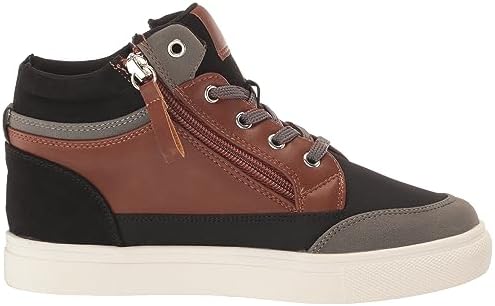 Steve Madden Boys Shoes Boy's Adaptive Calvin Sneaker, Black Multi, 3 Little Kid | Image 5