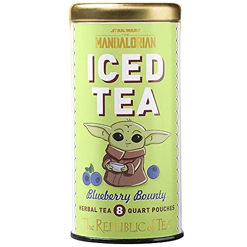 The Republic of Tea – The Mandalorian – Blueberry Bounty Caffeine Free Herbal Iced Tea Bags (8 Count)