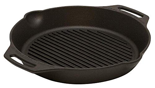 Petromax 13193 gp30h-t 2.5L Outdoor Camping Frying Pan, Grill Fire Skillet, 2 Handles, Genuine Japanese Product