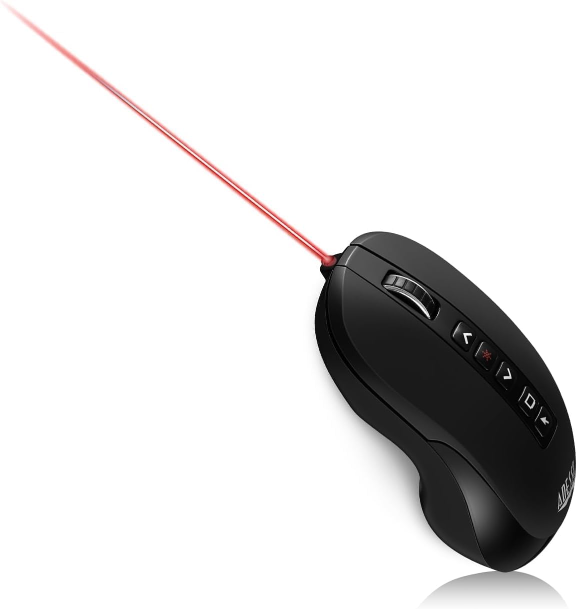 Adesso Air Mouse Wireless Desktop Presenter Mouse with Laser Pointer