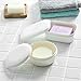 MXY Soap Box Rectangle Soap Case Portable Soap Dish Airtight Soap Container Soap Saver Removable Soap Drainers with Lid for Bathroom Shower Home Outdoor Camping Travel
