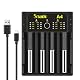 Snado 18650 Akku Ladegerät für Ni-MH, Ni-Cd, AA, AAA Batterien