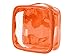Clear TSA Approved 3-1-1 Travel Toiletry Bag/Transparent See Through Organizer (Orange)