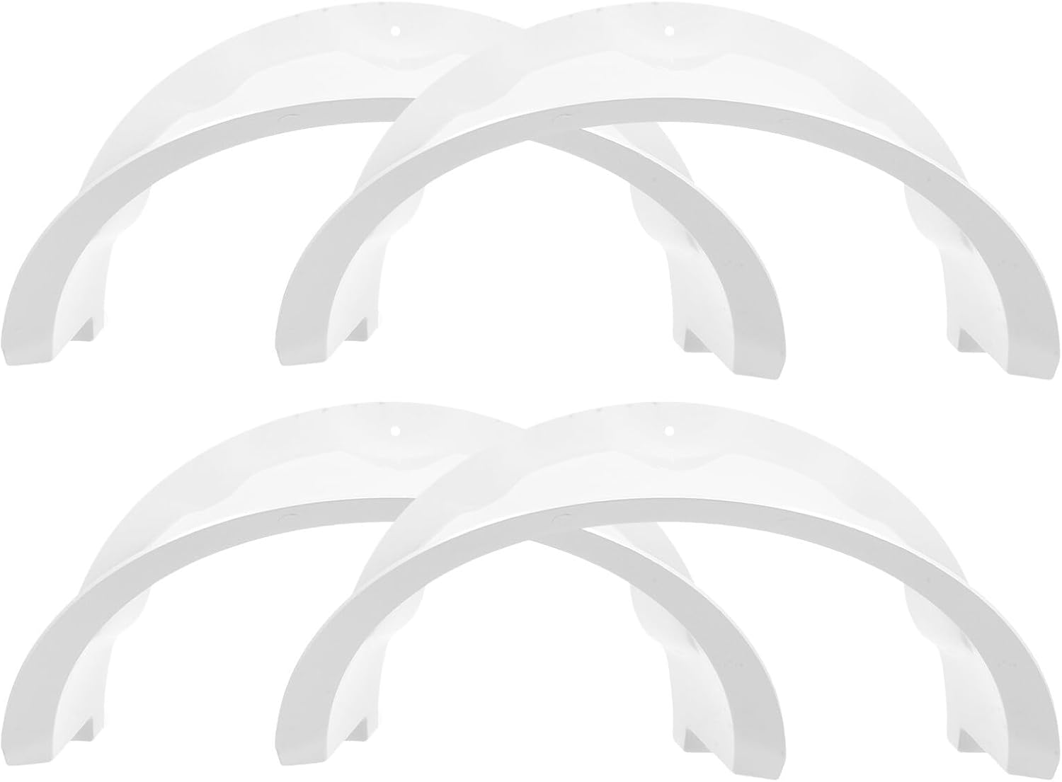 Vaguelly 4pcs Outdoor Security Camera Waterproof Rain Cover Shield for Residential and Commercial Use, Plastic Weatherproof Sun and Dust Protective Dome Hood for Outdoor