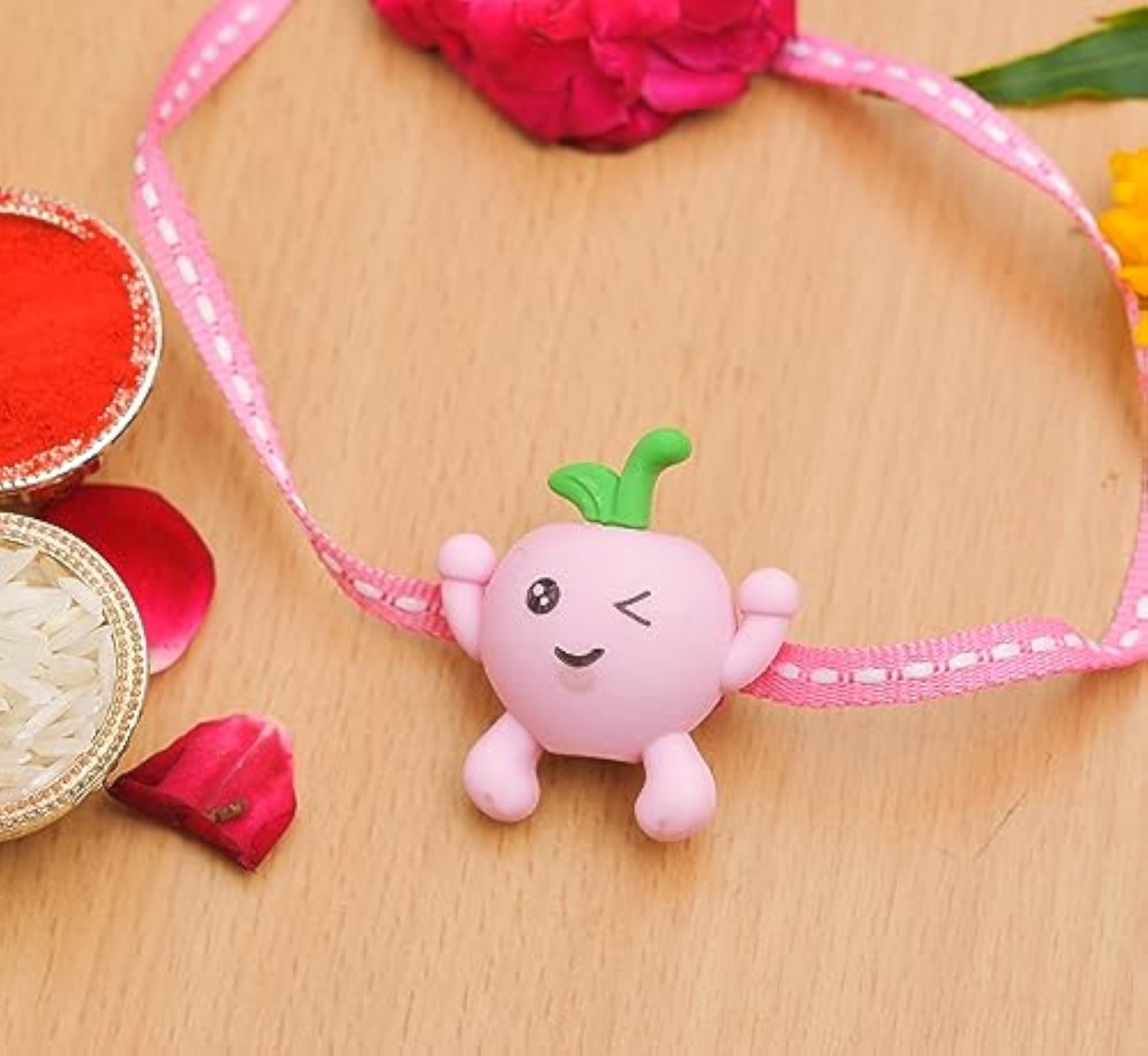 Kids Rakhi Bracelet Wristband Pack of 2 for Rakshabandhan